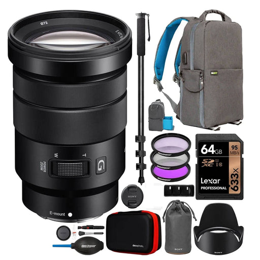 Sony E PZ 18-105mm f/4 G OSS Lens Supreme Bundle