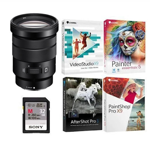 Sony E PZ 18-105mm f/4 G OSS Lens Photo Editing Software