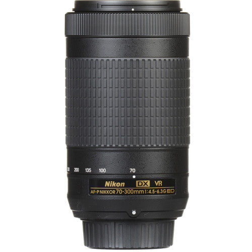 Nikon AF-P DX Nikkor 70-300mm f/4.5-6.3G ED (VR) Lens + Top Accesory Kit
