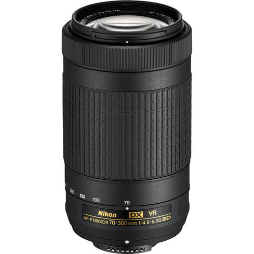 Nikon AF-P DX Nikkor 70-300mm f/4.5-6.3G ED (VR) Lens + Top Accesory Kit