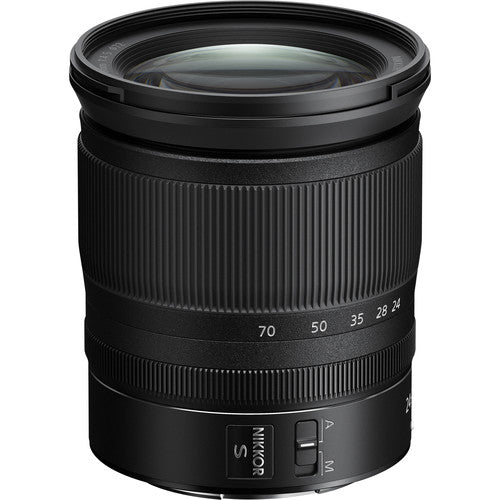 Nikon NIKKOR Z 24-70mm f/4 S Lens with 72MM Filter Kit &amp; Close-Up Filters | DSLR BackPack | Rain Protection
