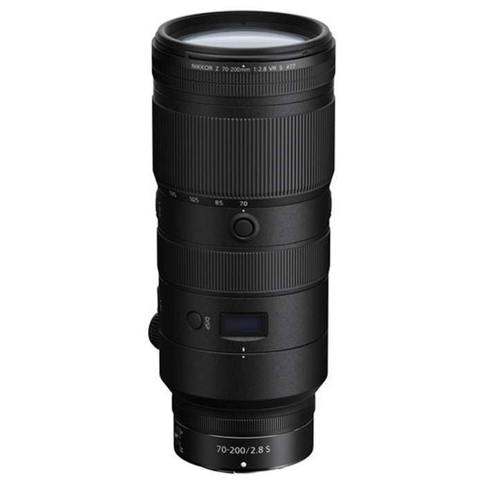 Nikon NIKKOR Z 70-200mm f/2.8 VR S Lens W/ 64GB Card + Lens Case + 70-Inch PRO Monopod + 8-Piece Filter Kit (Macro, UV, CPL, FLD) + More