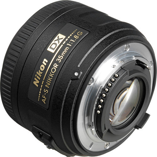 Nikon 35mm f/1.8 G DX AF-S Nikkor Lens with 3 Filters + Flash &amp; 2 Diffusers Kit