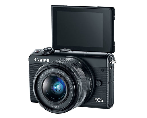 Canon EOS M100 Mirrorless Digital Camera with 15-45mm Lens (Black) USA