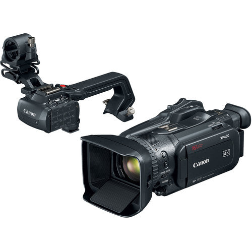 Canon XF400 4K UHD 60P Camcorder with Dual-Pixel Autofocus 6PC Graduated Color Filter + Spare Battery - 32GB Bundle