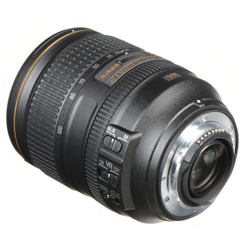Nikon AF-S NIKKOR 24-120mm f/4G ED VR Lens W/ Backpack Tripod 3 Filters Kit