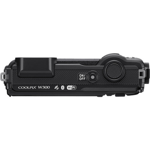 Nikon COOLPIX W300 Digital Camera (Orange/Mix Colors) with 2X 64GB Memory Cards Spare Battery LED Light Bundle
