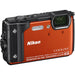 Nikon COOLPIX W300 Digital Camera (Orange/Mix Colors) with 2X 64GB Memory Cards Spare Battery LED Light Bundle