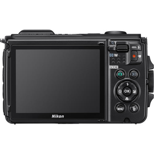 Nikon COOLPIX W300 Digital Camera (Orange/Mix Colors) with 2X 64GB Memory Cards Spare Battery LED Light Bundle