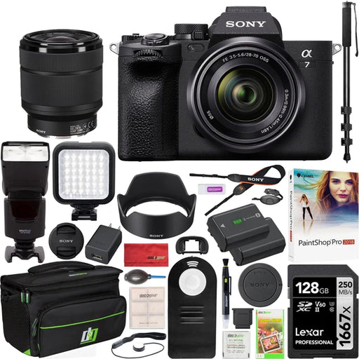 Sony a7 IV Mirrorless Camera with 28-70mm Lens w/ Gear Bag & 128GB