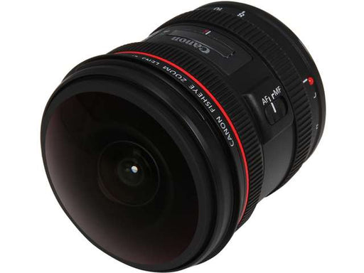 Canon EF 8-15mm f/4L Fisheye USM Lens with Lens Adapter | Lens Calibration & Microphone Kit