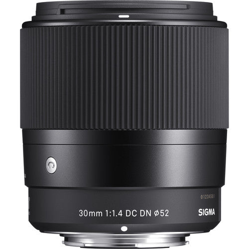Sigma 30mm f/1.4 DC DN Contemporary Lens for Sony E w/ Filter Kit &amp; 5 Year Warranty Bundle