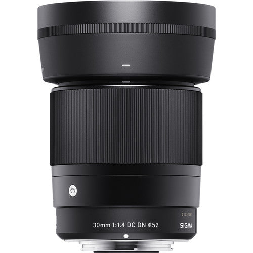 Sigma 30mm f/1.4 DC DN Contemporary Lens for Sony E w/ Filter Kit &amp; 5 Year Warranty Bundle