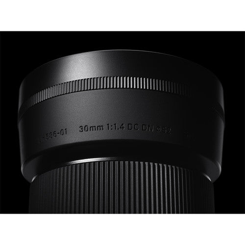 Sigma 30mm f/1.4 DC DN Contemporary Lens for Sony E w/ Filter Kit &amp; 5 Year Warranty Bundle