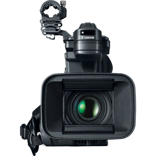 Canon XF705 4K 1" Sensor XF-HEVC H.265 W/ Tripod, Padded Case, LED Light, 64GB MC, Sony Headphones External 4K Monitor, Sony ECM-VG1 Supreme Bundle