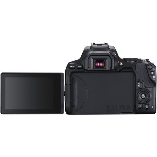 Canon EOS Rebel SL3/250D DSLR Camera with | 3 Lens Kit Canon 18-55mm | Sandisk 16GB | Flash & More