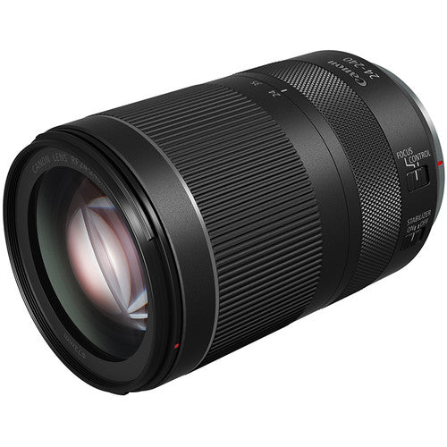 Canon RF 24-240mm f/4-6.3 IS USM Lens with Pro Accessory Bundle -SanDisk Ultra 64GB + 3pc Filter Kit + 6pc Filter Kit + Variable ND Filter + More