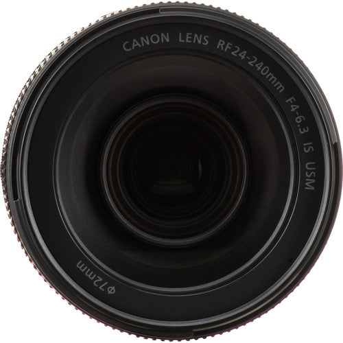 Canon RF 24-240mm f/4-6.3 IS USM Lens with Pro Accessory Bundle -SanDisk Ultra 64GB + 3pc Filter Kit + 6pc Filter Kit + Variable ND Filter + More