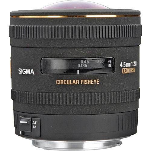 Sigma 4.5mm f/2.8 EX DC HSM Lens for Canon