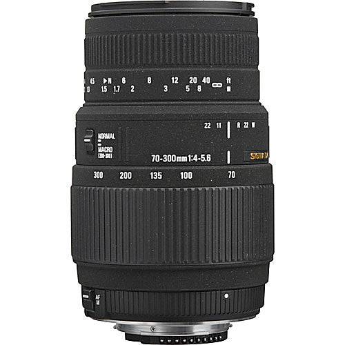 Sigma 70-300mm f/4-5.6 DG Autofocus Lens for Nikon