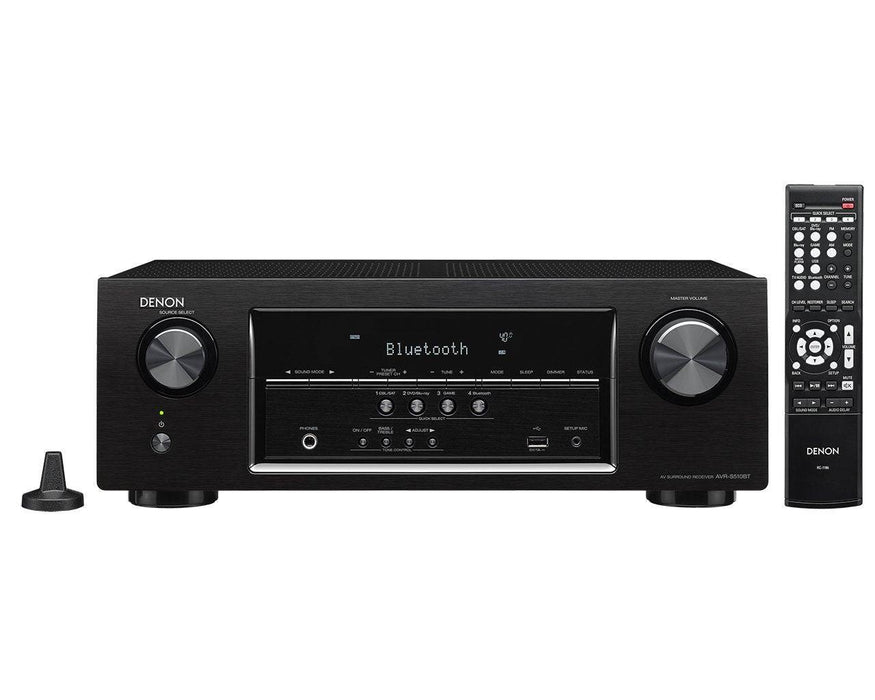Denon AVR-S510BT 5.2 Channel Full 4K Ultra HD A/V Receiver