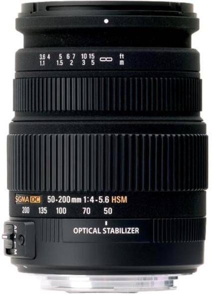 Sigma 55-200mm f/4-5.6 DC Lens f/Canon