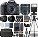 Canon EOS Rebel T8i/850D Digital SLR with EF-S 18-55mm IS STM Lens 3 Lens Complete Accessory Bundle |64GB Memory Card |Flash |Case &amp; More