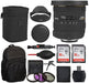 Sigma 10-20mm f/3.5 EX DC HSM Autofocus Zoom Lens For Canon Deluxe Backpack 32GB Memory Card Tabletop/Handgrip Tripod USB Card Reader Card Wallet Dust Blower Lens Cleaning Pen