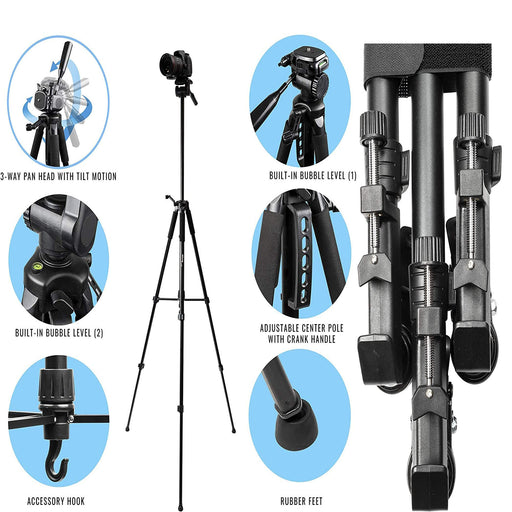 NJA Professional 72inch Tripod & Pro Tripod Dolly