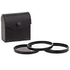 77mm Professional High Resolution Three Piece Filter Kit