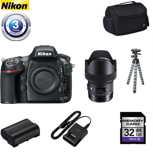 Nikon D800 Digital SLR Camera With SIGMA 14mm Art lens
