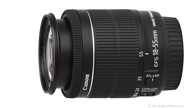Canon EF-S 18-55mm f/3.5-5.6 IS II SLR Lens + 58mm UV Filter, Clean Kit and More