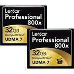 Lexar 32GB Professional UDMA 800x CompactFlash Card