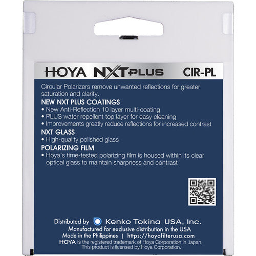 Hoya 67mm NXT Plus Circular Polarizer Filter