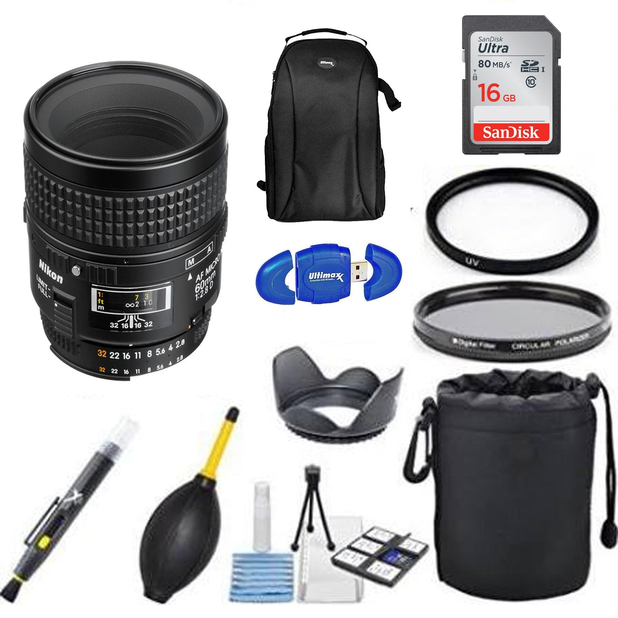 Objectif Nikon AFS 60mm F/2.8 Micro - Monture F - Occasion - Focale Fixe Macro