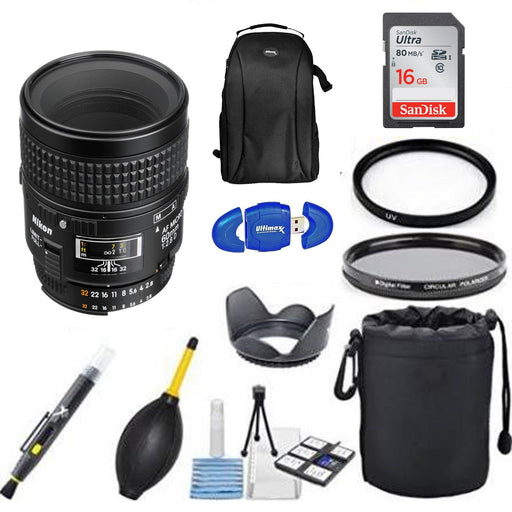 Nikon AF Micro-NIKKOR 60mm f/2.8D With 16GB & More
