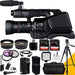 Panasonic AG-AC8PJ/HC-MDH3 AVCCAM HD Shoulder-Mount Camcorder with TwinMic System, Full Size Tripod, Camera Case, LED Light &amp; More