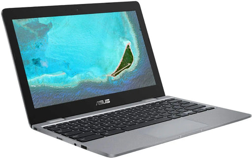 ASUS CX22NA 11.6" HD Chromebook - Intel Celeron N3350 1.1GHz - 4GB RAM - 32GB eMMC - Webcam - Chrome OS - Gray