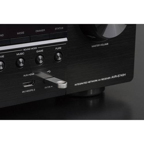 Denon AVR-S740H 7.2-Channel Network A/V Receiver