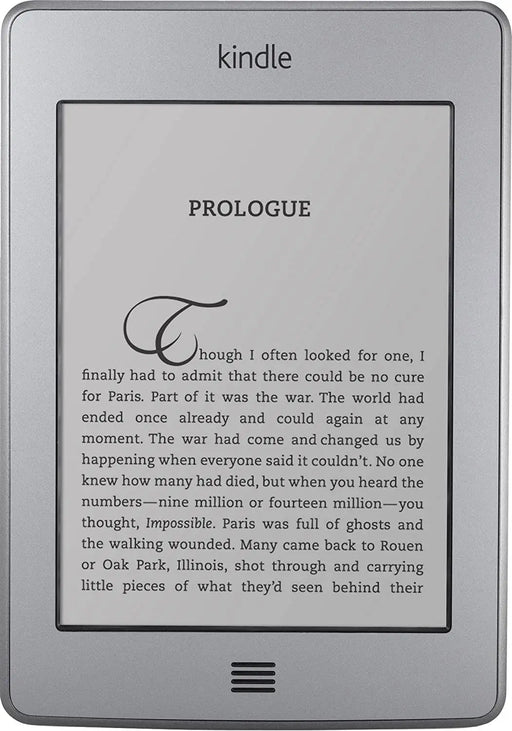 Amazon Kindle Touch, Wi-Fi, 6" E Ink Display - (X001E1J5KB) - RFB