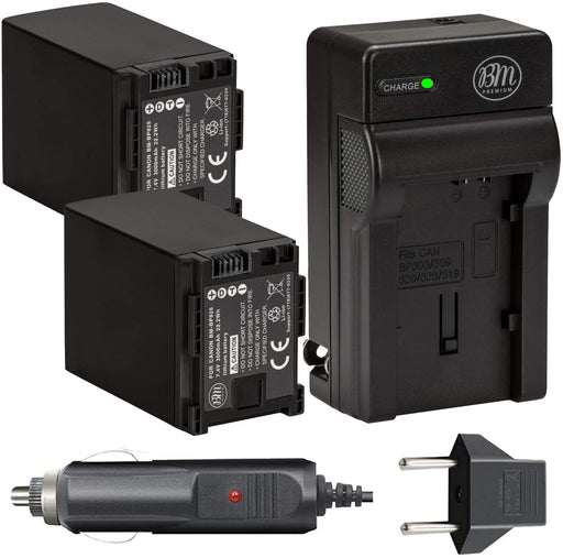 NJA 2X BP-828 Batteries and Charger for Canon VIXIA HF XA HFS HFG &amp; HFM Cameras &amp; Camcorders