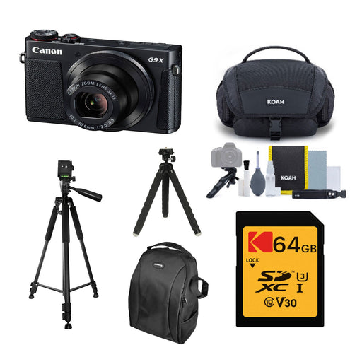 Canon PowerShot G9 X Digital Camera Bundle Pro 2X 16GB