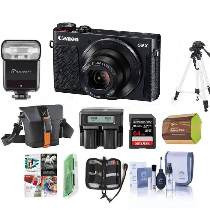 Canon PowerShot G9 X Digital Camera Professional Bundle