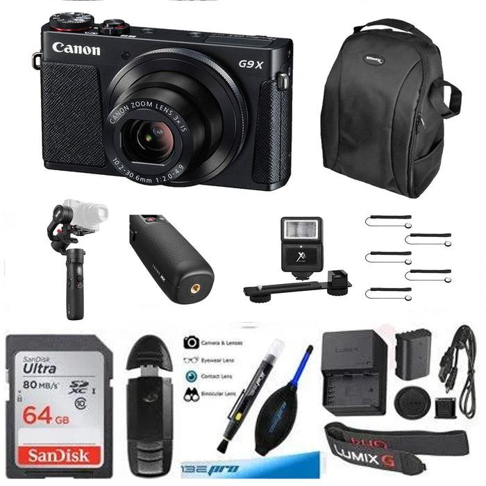 Canon PowerShot G9 X Digital Camera With 128 GB