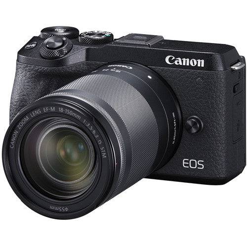 Canon EOS M6 Mark II Mirrorless Camera with 18-150mm Lens Black