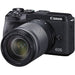 Canon EOS M6 Mark II Mirrorless Camera with 18-150mm Lens Black