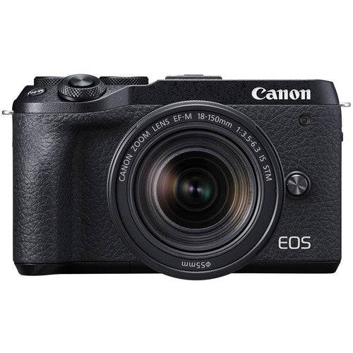 Canon EOS M6 Mark II Mirrorless Camera with 18-150mm Lens Black