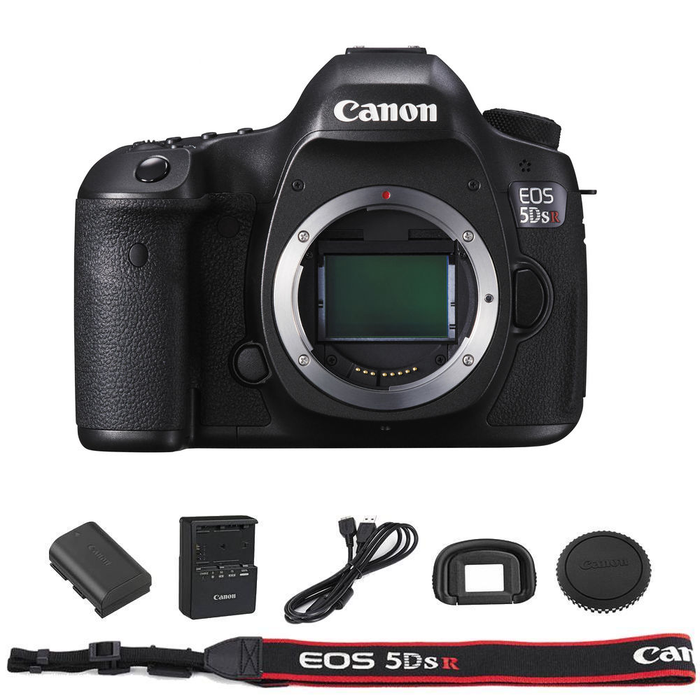 Canon Eos 5DS R 50.6 MP Digital SLR Camera w/ EF 24-105mm f/4L Is USM Lens + Sigma 150-600mm f/5-6.3 DG OS HSM Contemporary Lens Premium Bundle