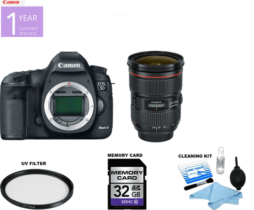 Canon EOS 5D Mark III / IV DSLR w/Canon 24-70mm f/2.8L EF II USM Lens USA
