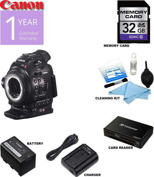 Canon EOS C100 Cinema EOS Camera (Body) Essential Kit USA